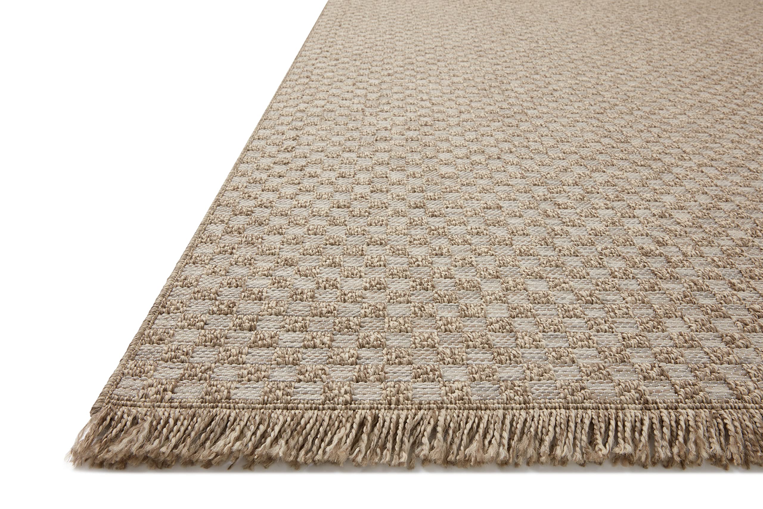 Loloi II Dawn Collection Indoor/Outdoor DAW-02 Tan 7'-8" x 10' Area Rug