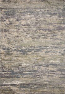 loloi arden rug, granite & ocean 2'-6" x 4'-0" area rug – neutral accent rugs for living room, bedroom, entryway & hallway, no shed high traffic area home decor rug