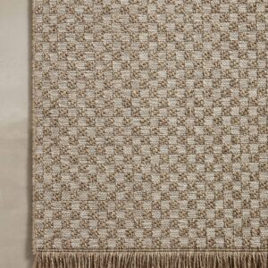 Loloi II Dawn Collection Indoor/Outdoor DAW-02 Tan 7'-8" x 10' Area Rug