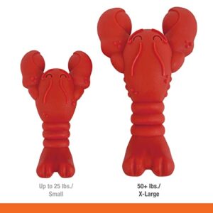 Nylabone Power Chew Lobster Dog Chew Toy, Cute Dog Toys for Aggressive Chewers, Filet Mignon Flavor, X-Large/Souper (1 Count)