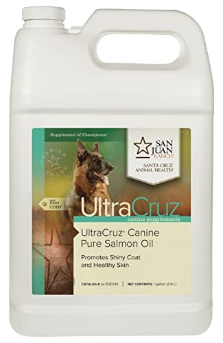 UltraCruz Canine Pure Salmon Oil, 1 Gallon