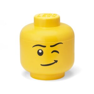 Room Copenhagen LEGO Storage Head, Large, Yellow