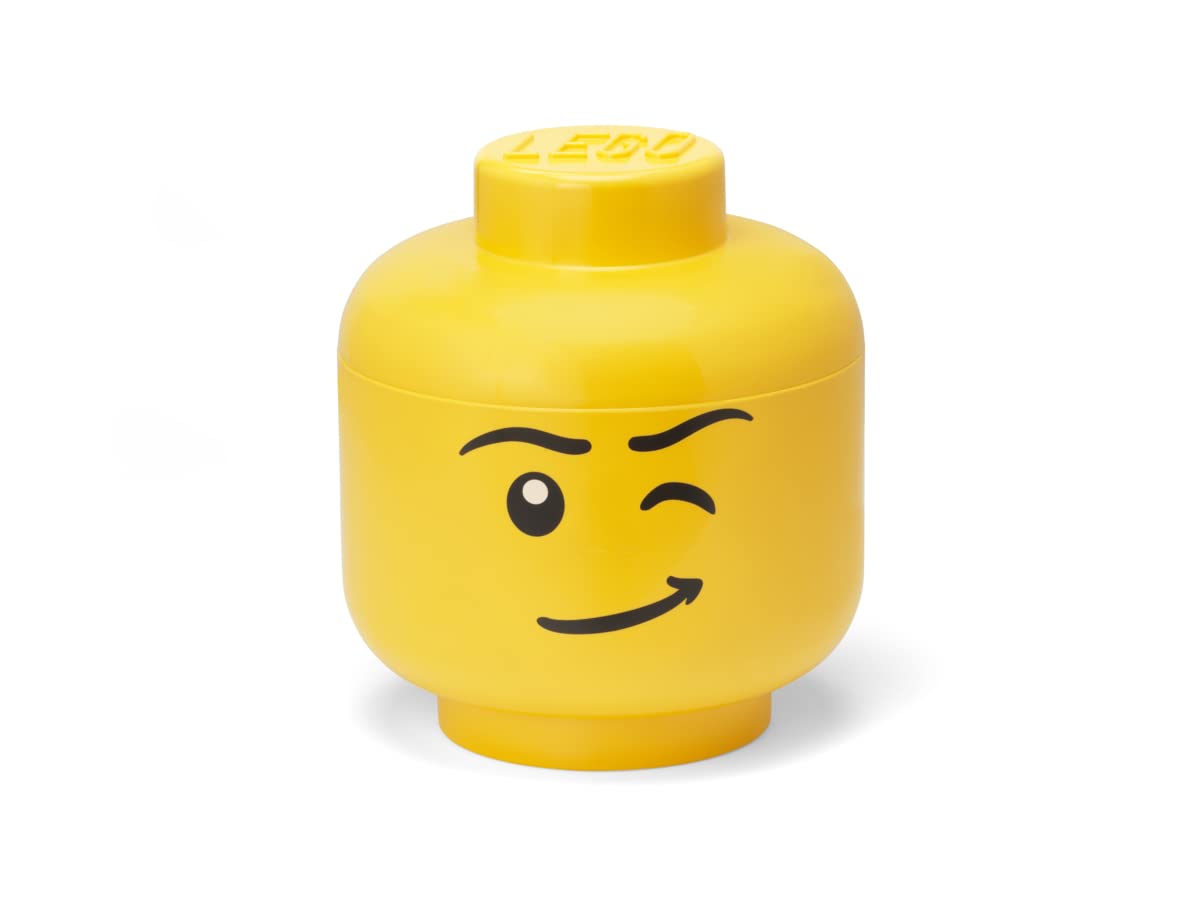 Room Copenhagen LEGO Storage Head, Large, Yellow