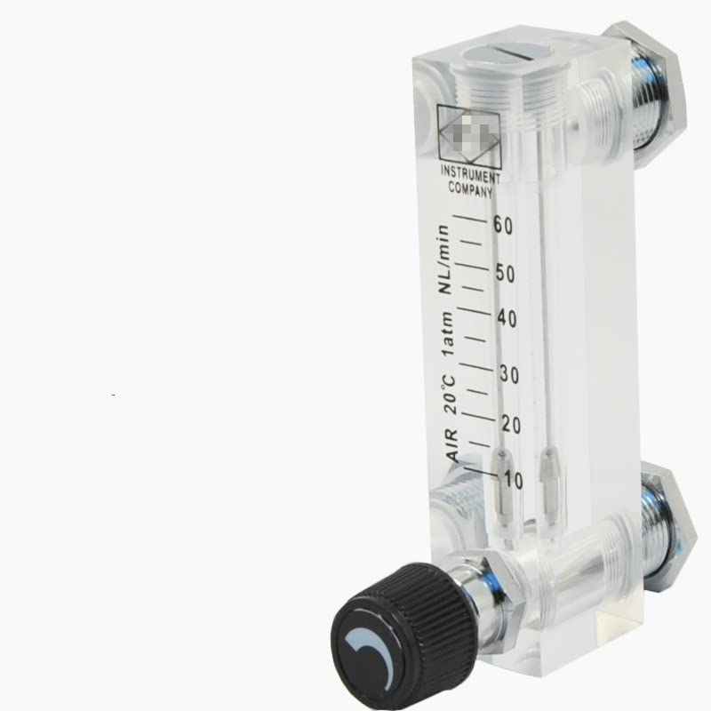 Tool parts for Machine 1PC Air H2O Flow Meter Nitrogen Gas Flowmeter With Control Valve 0.1/0.2/0.3/0.4/0.5/1/2/3/5/6/10/16/20/25/30/35/40-1000ml/L/min - ( Color: H2O/ Spec: 10-100 ML-MIN )