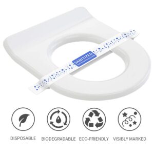 ESSENTIAL- Printed Toilet Seat Band 16-1/2" Wide X 1-1/2" Deepuse In Hotels and Motels (Case Of 500）