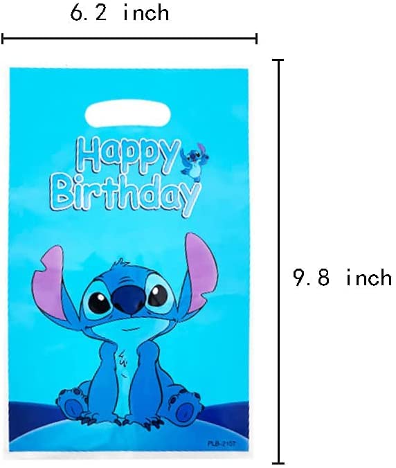 30pcs Lilo and Stitch Birthday Party Gift Bags Candy Bags Goody Bags Lilo and Stitch Birthday Party Supplies Decorations (30pcs)