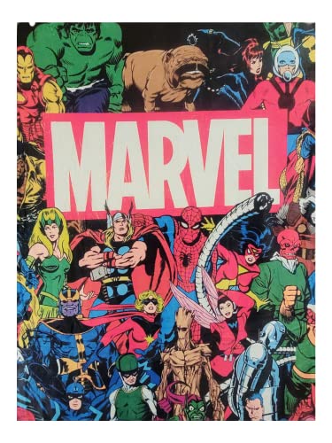 Bazillion Dreams Marvel Universe Characters Legends Fleece Softest Comfy Throw Blanket for Adults & Kids| Measures 60 x 50 Inches