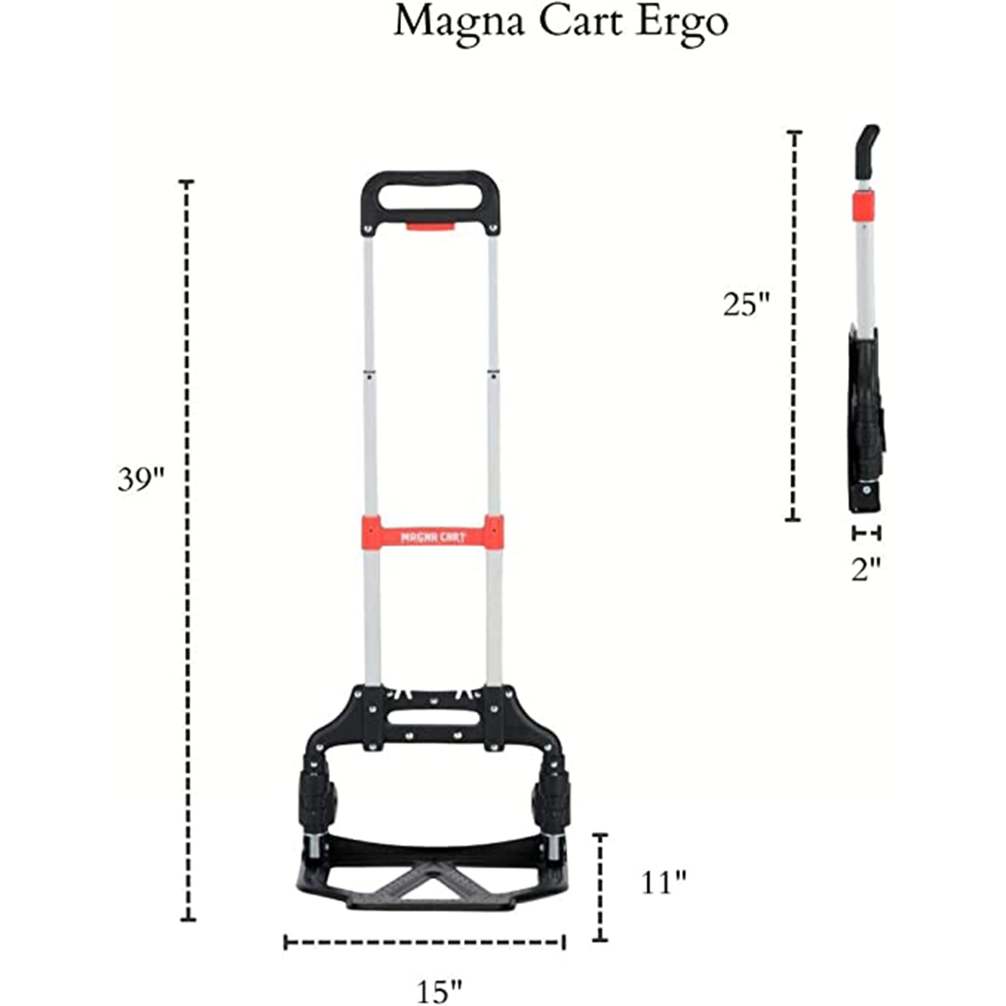 Magna Cart MCXS Hand Truck, Red