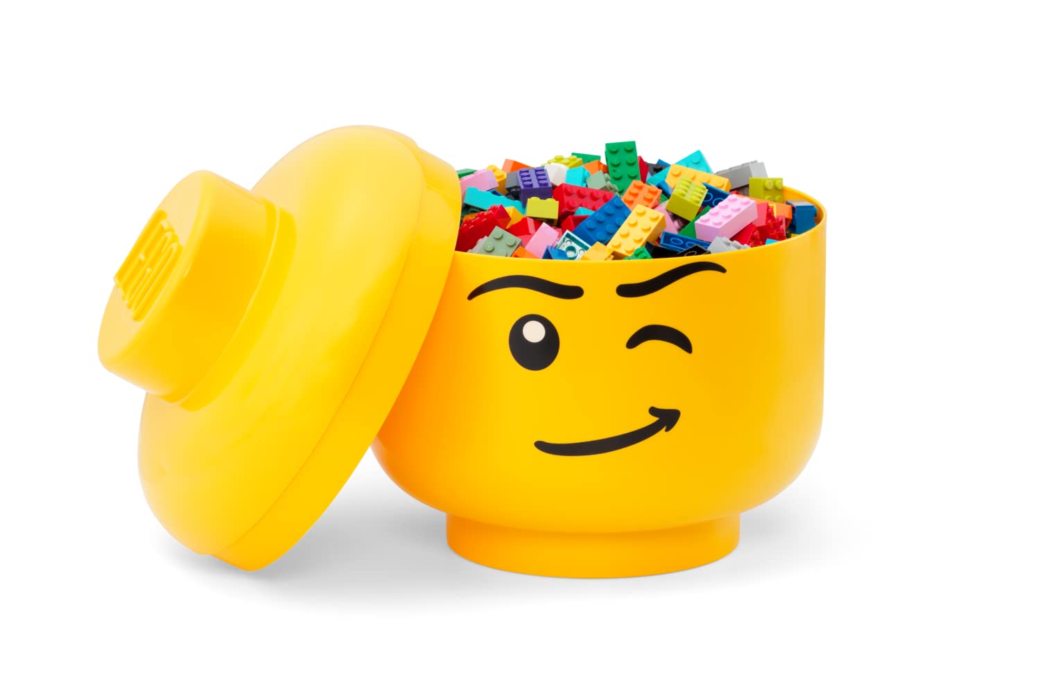 Room Copenhagen LEGO Storage Head, Large, Yellow