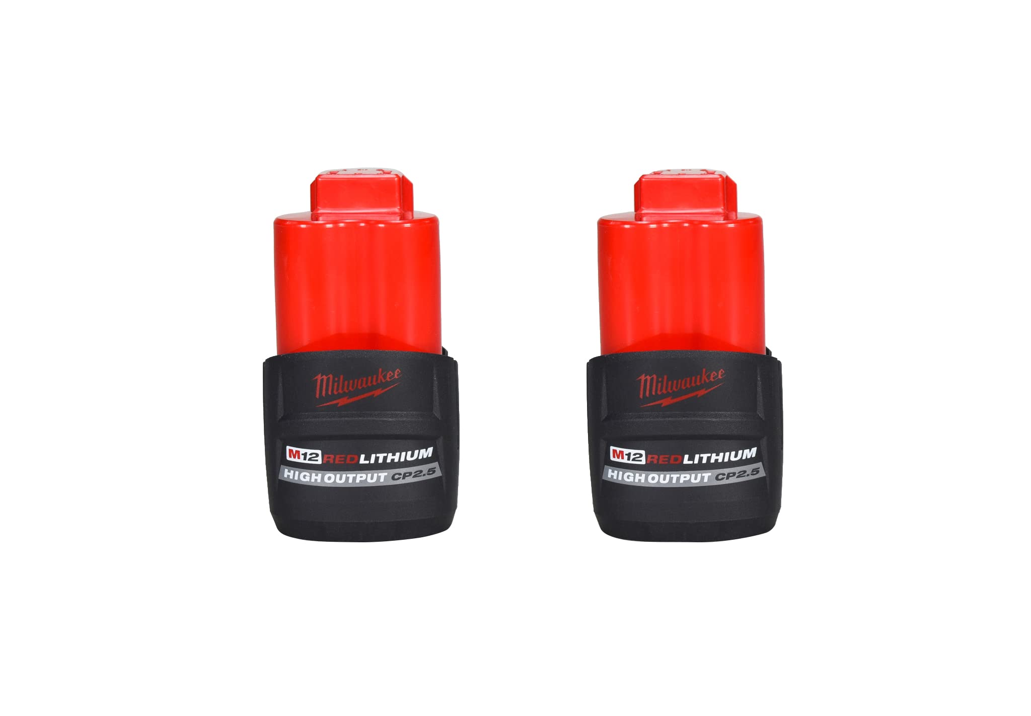 Milwaukee 48-11-2425 12V Lithium-Ion Hight Output CP2.5Ah Battery 2 Pack