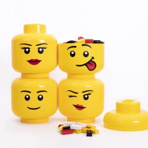 Room Copenhagen LEGO Storage Head, Large, Yellow