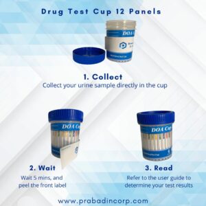 12 Panel Test Kit, Home Test, Urine Test, Rapid Screening, Multi Panel Test, Urine Test 12 Panel by Prabadin Corp