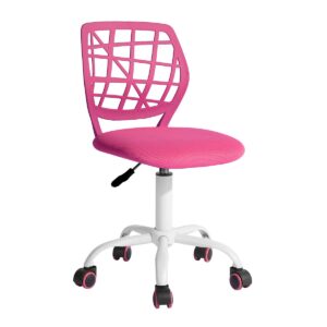 furniturer teens boys girls writing task chair low mid pp mesh back fabric seat,home children study chair (purple, 1pc)