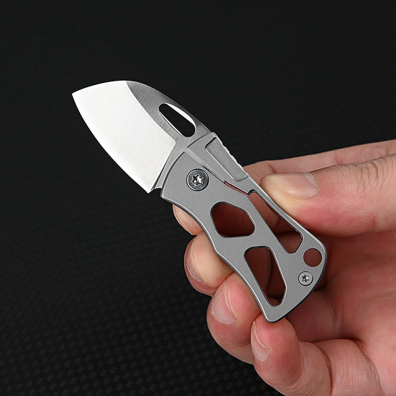 SZHOWORLD Everyday Carry Pocket Knife, Mini EDC Knife with D2 Steel Blade, Small Folding Knife, Sharp and Durable