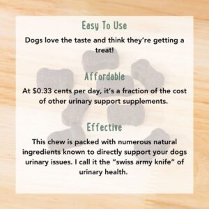 iHeartDogs Extra Strength Urinary, Bladder, & Kidney Support for Dogs – Cranberry, D-Mannose & Echinacea Helps Frequent UTIs, Strengthens Weak & Incontinent Bladder