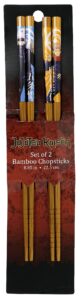 just funky jujutsu kaisen chopsticks set of 2 - yuji itadori and satoru gojo chopsticks - jujutsu kaisen merch includes 2 sets of bamboo chopsticks - 8.85 inches long anime chopsticks