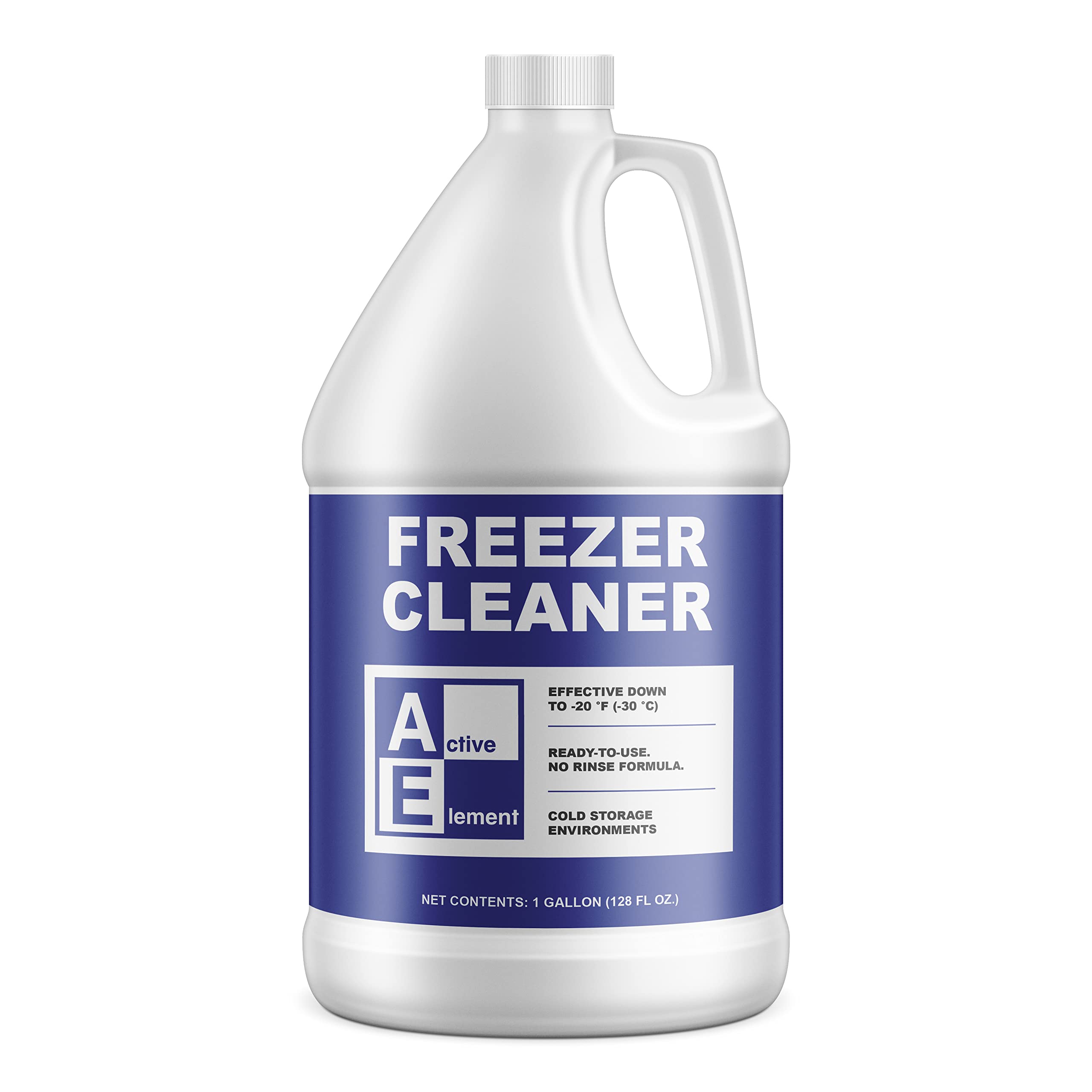 Active Element Freezer Cleaner - 1 Gallon - Deices and Cleans - Ready to Use - Commercial Strength - Cold Storage Environments - Down to -20 °F - Walk in Freezers - Deep Freezers