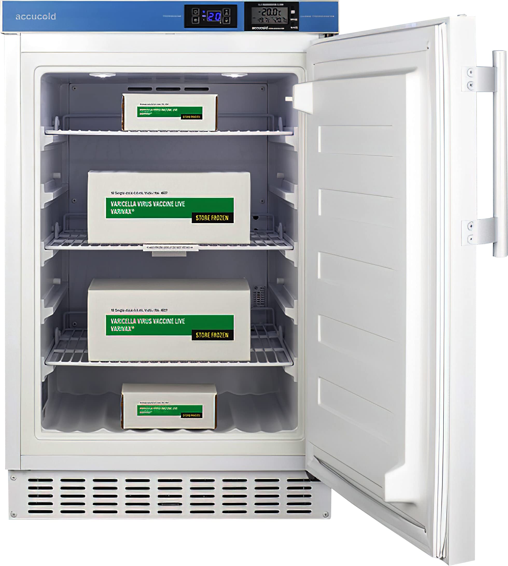 Accucold ACF33L Pharmaceutical Series 20" Wide Built-in All-Freezer, ADA Compliant, 2.65 cu.ft Capacity, Purpose-Built to Meet Recommendations CDC and VFC for Vaccine Storage, LED Lighting