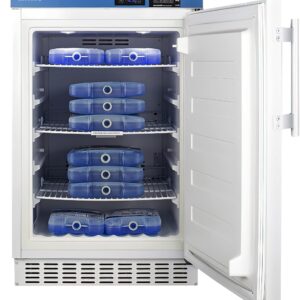 Accucold ACF33L Pharmaceutical Series 20" Wide Built-in All-Freezer, ADA Compliant, 2.65 cu.ft Capacity, Purpose-Built to Meet Recommendations CDC and VFC for Vaccine Storage, LED Lighting