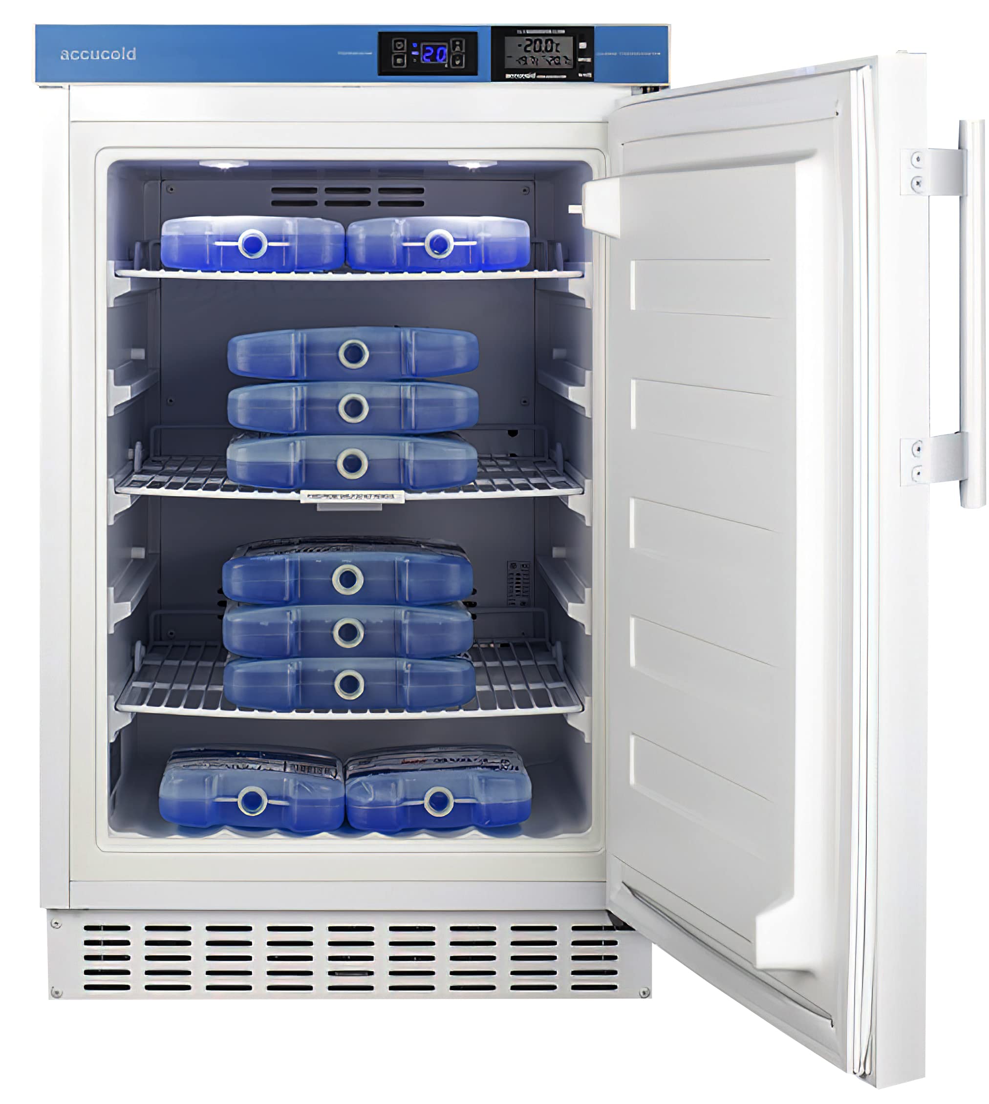 Accucold ACF33L Pharmaceutical Series 20" Wide Built-in All-Freezer, ADA Compliant, 2.65 cu.ft Capacity, Purpose-Built to Meet Recommendations CDC and VFC for Vaccine Storage, LED Lighting