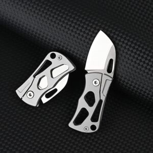 SZHOWORLD Everyday Carry Pocket Knife, Mini EDC Knife with D2 Steel Blade, Small Folding Knife, Sharp and Durable