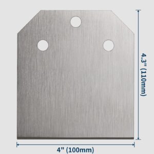 Firecore 2Pcs SDS Plus Floor Scraper Replacement Blades for Firecore 4" x 10" SDS Plus Floor Scraper FS21410