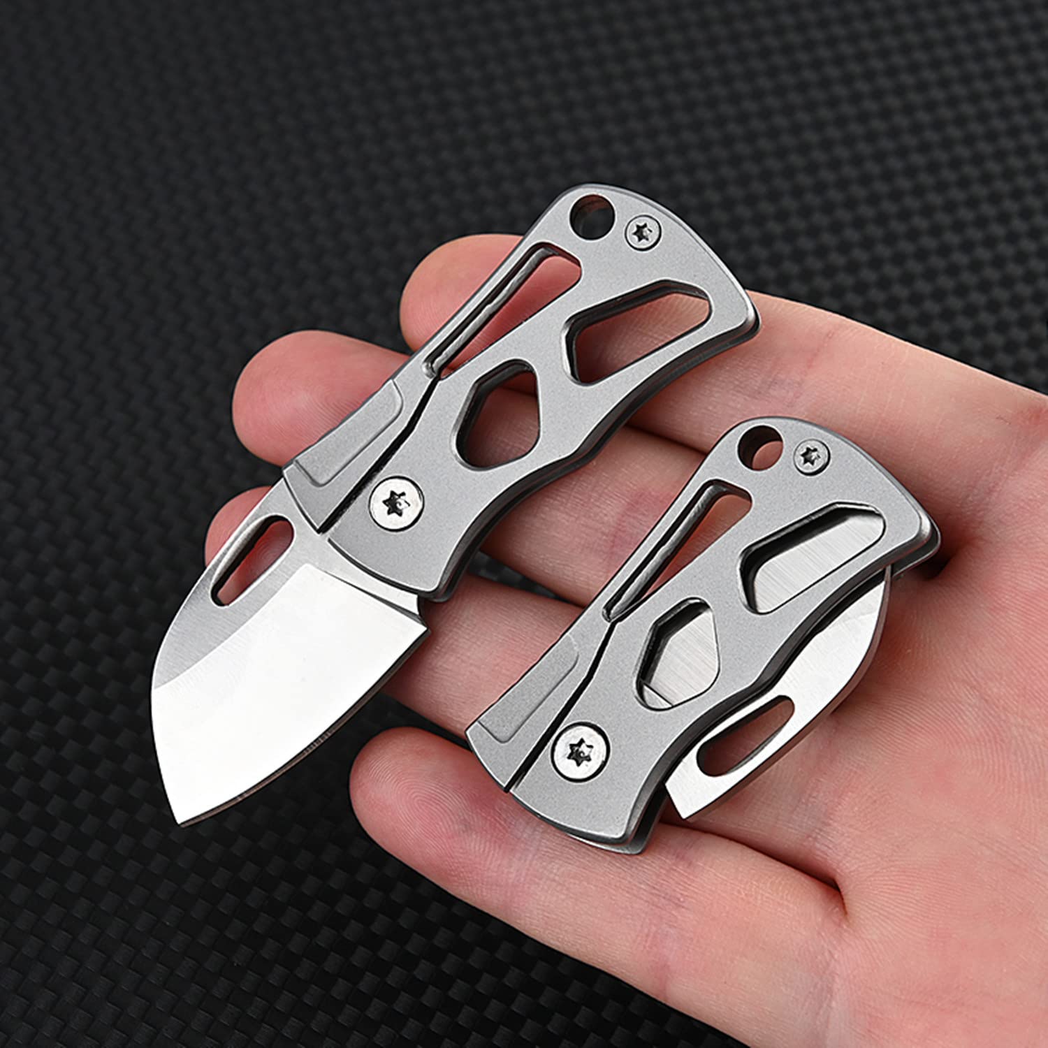 SZHOWORLD Everyday Carry Pocket Knife, Mini EDC Knife with D2 Steel Blade, Small Folding Knife, Sharp and Durable