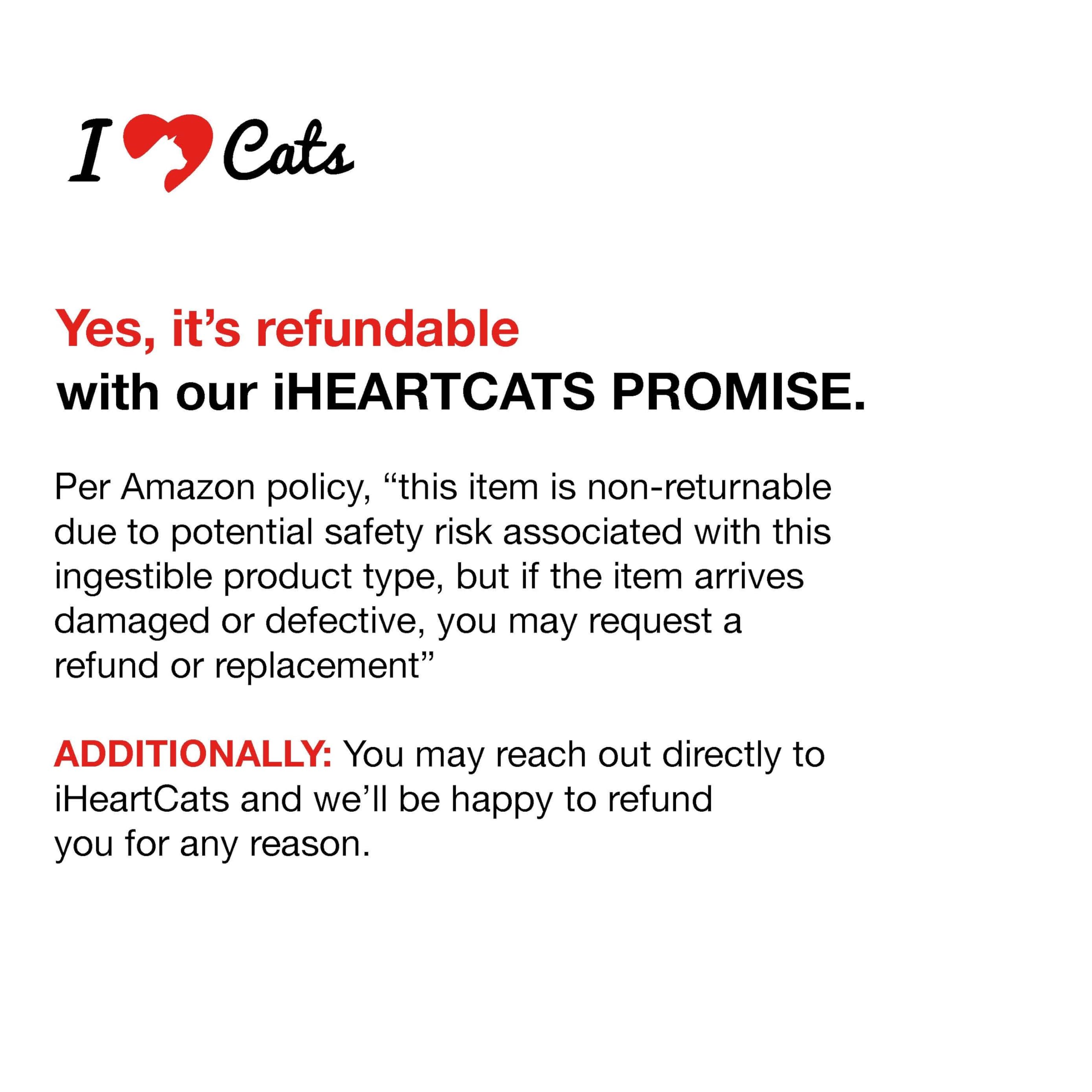 iHeartCats L-Lysine for Cats - Immune & Respiratory Supplement for Cats - Cat Sneezing & Runny Nose Relief - L-Lysine Powder with Cat Nip - Chicken & Salmon Flavor