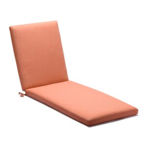 metadri chaise lounge outdoor cushion, 23" w x 75" l x 2.5" h, cast coral