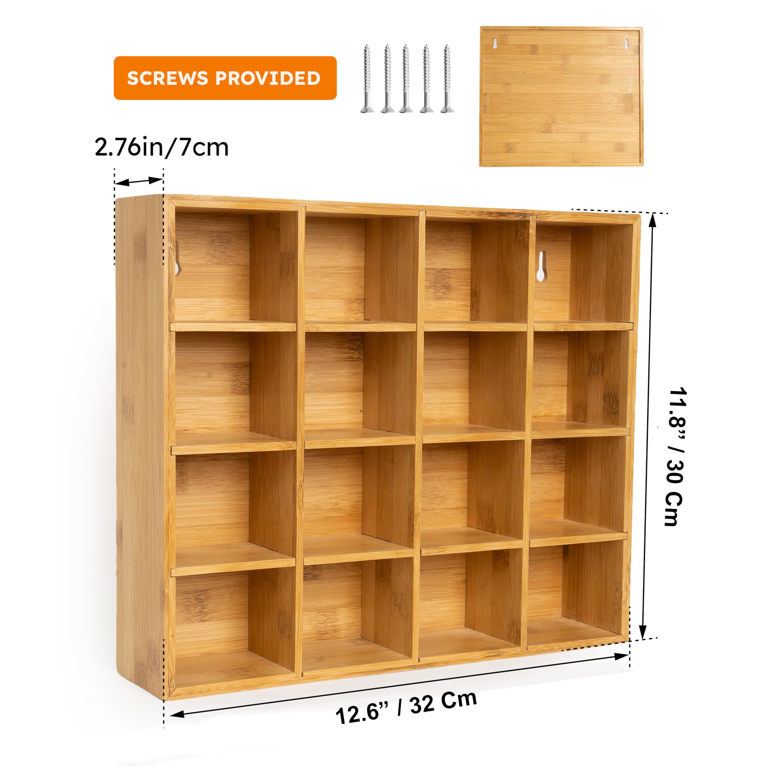 DECORLUXES Minifigures Miniature Display Case Collectibles Display Shelves Rack for Figures, Shot Glasses, Collection, Floating Shelf, Figurine Shelf for Wall Mount, Counter Top, Tie Rack Wall Mounted