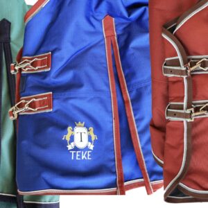 T TEKE Deluxe Turnout Horse Sheets, 1200D Waterproof and Breathable Horse Care Sheets with no Filling (51"-87" Including Miniature/foal Size)