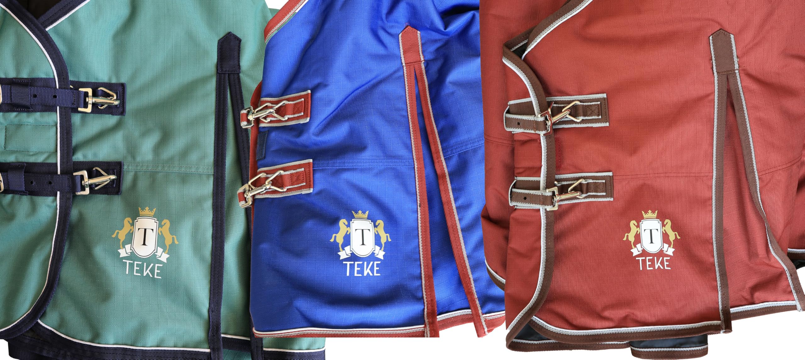 T TEKE Deluxe Turnout Horse Sheets, 1200D Waterproof and Breathable Horse Care Sheets with no Filling (51"-87" Including Miniature/foal Size)