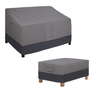 easy-going patio loveseat cover bundles coffee table cover