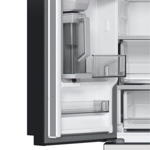 SAMSUNG RF30BB620012 30 Cu. Ft. Bespoke White Glass 3-Door French Door Refrigerator