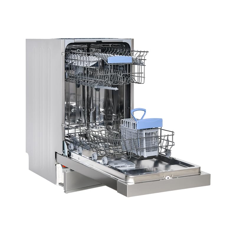 Equator 18 in Dishwasher 10 place+Wine Rack 3.4g QUIET 51 dB 110V E-Star ADA in Silver