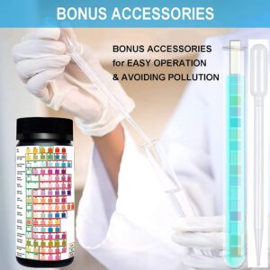 Mautacly Water Testing Strips for Drinking Water- EPA Level Home Use, Water Test Strips with Lead, Mercury, Iron, PH, Hardness