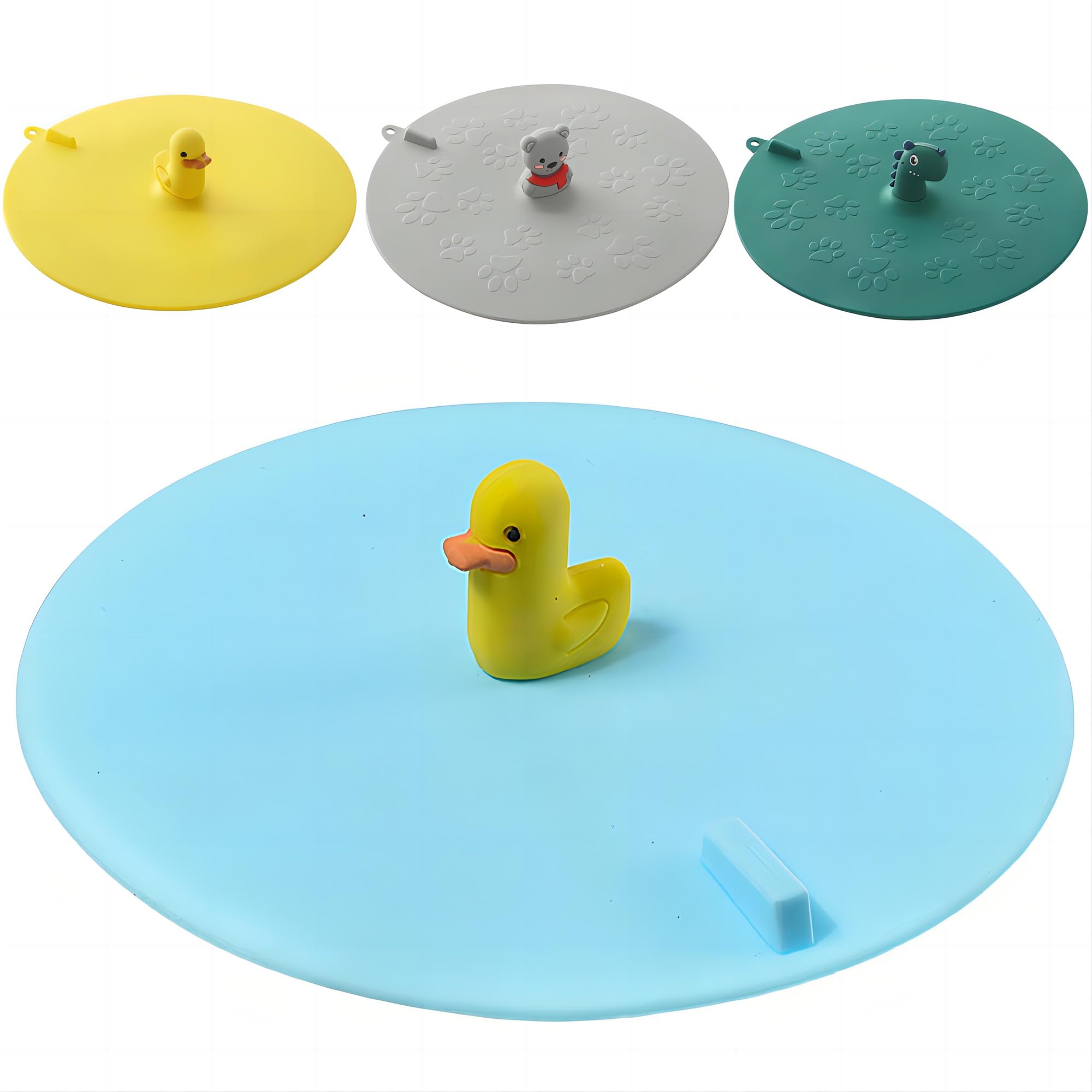 MAOYONG Bathtub Drain Cover Tub Stopper-Cute Silicone Floor Drain Cover for Bathroom, Bath Tub Drain Plug for Shower Floor, Kitchen Sink Drain Stoppers