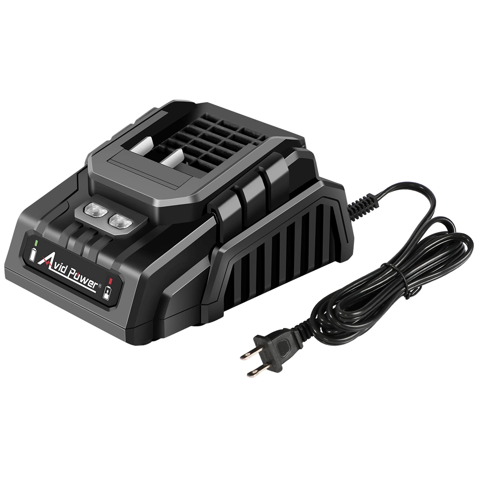 AVID POWER Fast Charger, Only Compatible with The Battery of AVID POWER 330 ft-lbs Torque Impact Wrench ACIW326/ACIW326-B with Serial Number (SN#) A2243 or After That.