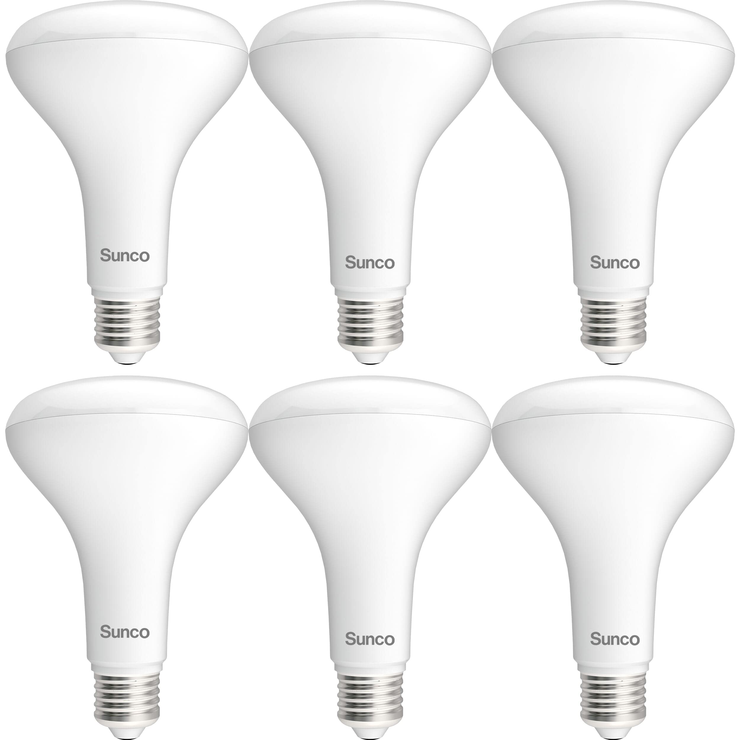 Sunco BR30 LED Bulbs 1600 Lumens, Indoor Flood Lights 16W Equivalent 100W 3000K Warm White, E26 Base, Interior Dimmable Recessed Can Light Bulbs - UL Listed 6 Pack