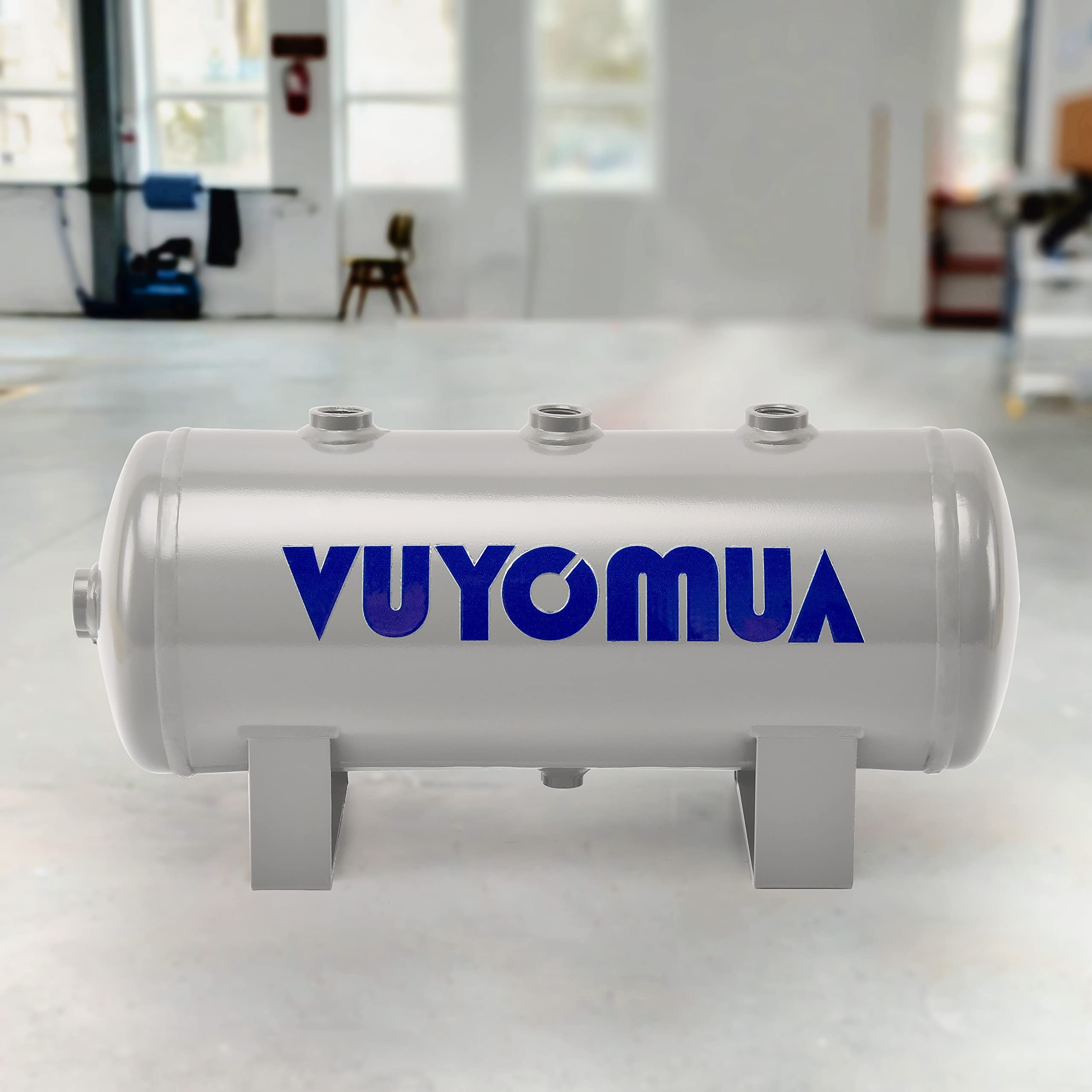 VUYOMUA Carbon Steel High Pressure Mini Small Portable Air Tank Air Reservoir Storage Tank (8LB)