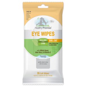 four paws healthy promise pet eye wipes 35 count