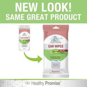 Four Paws Healthy Promise Pet Ear Wipes 35 Count