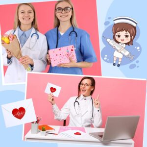 Jutom 60 Sets CNA Nurse Week Gift National Healthcare Graduation Appreciate Gift Card Thank You Cards for Nurses Doctor with Stickers Envelopes Greeting Card Nurses Week Day Medical Assistant