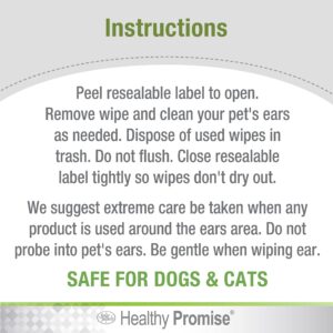 Four Paws Healthy Promise Pet Ear Wipes 35 Count