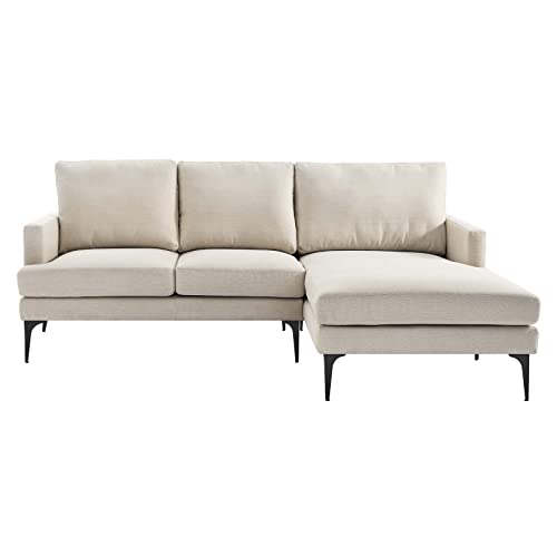 Modway Evermore Upholstered Fabric, Sofa, Beige