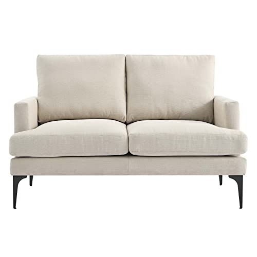 Modway Evermore Upholstered Fabric, Loveseat, Beige