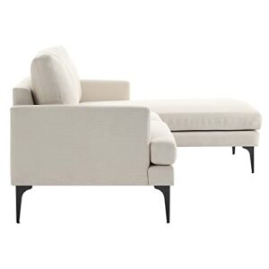 Modway Evermore Upholstered Fabric, Sofa, Beige