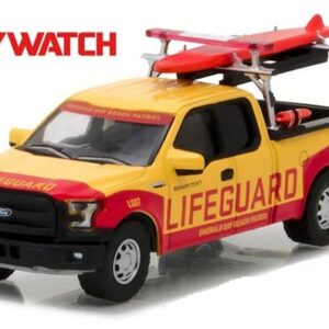 Greenlight Hollywood 44760-F Baywatch - 2016 F-150 Emerald Bay Beach Patrol 1/64 Scale Diecast