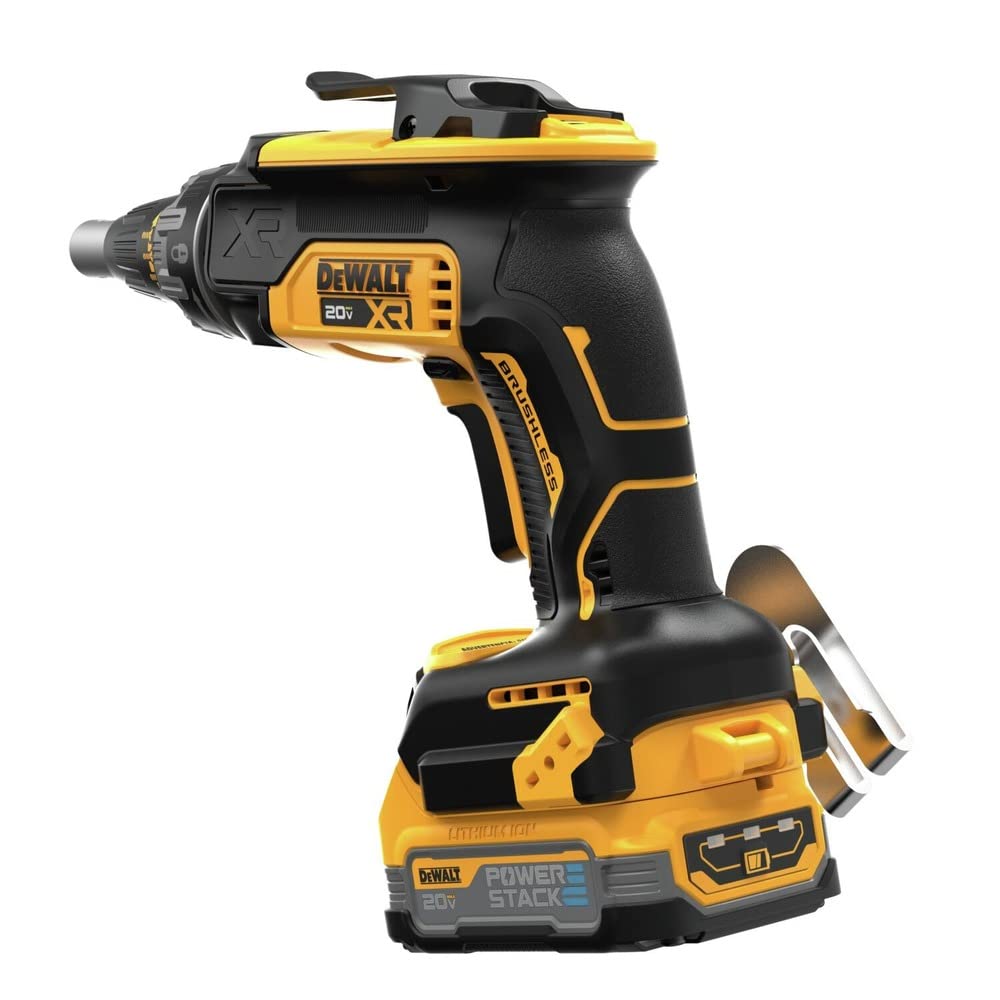 DEWALT 20V MAX Drywall Screw Gun, Battery and Charger Included (DCF630E1)