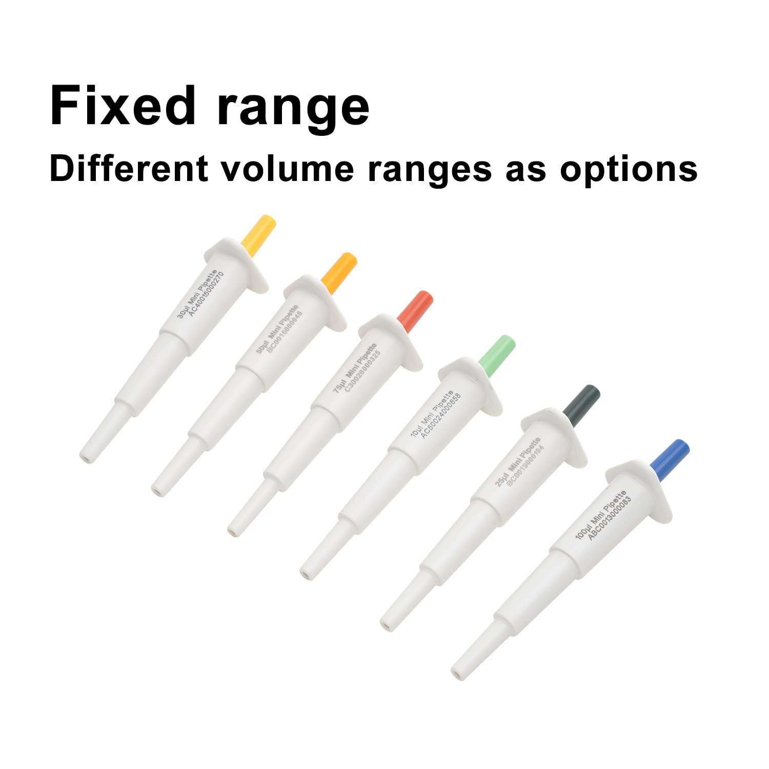 Xin Tester 1 PCS 20μl Fixed Mini Volume Pipette, High Accurate Single-Channel Micropipette Lab Pipette Pipettor for Laboratory School, Gray